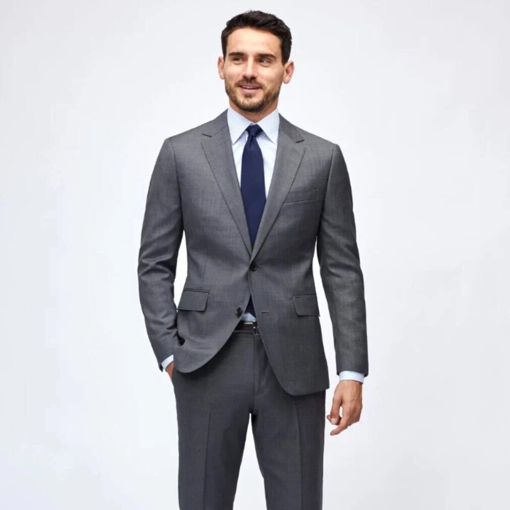 Bonobos Daily Grind Suit - Gray - 44R 32W - NEW